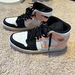 Nike Air Jordan Mid - Black, White, Pink